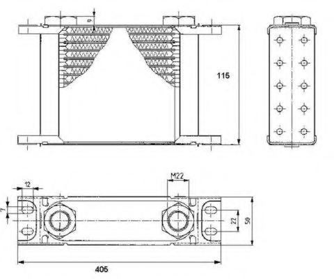 NRF 31155 Oil Cooler, engine oil